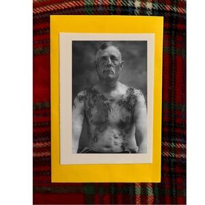 1918 WWI John Meintz German American Farmer Punished by Anti Germans 4x6 Photo